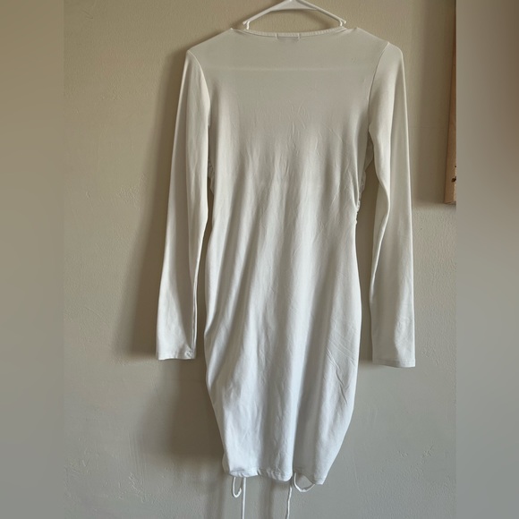 Fashion Nova Ruched Draw-String Mini Dress - Picture 2 of 2